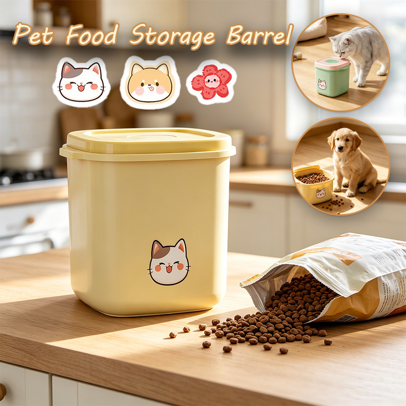 Dry Food Snacks - 1PC 真空気密ペットフードキャニスター防塵防カビ保存容器ペットドライフードや毎日のスナック用 2.5/5/10L