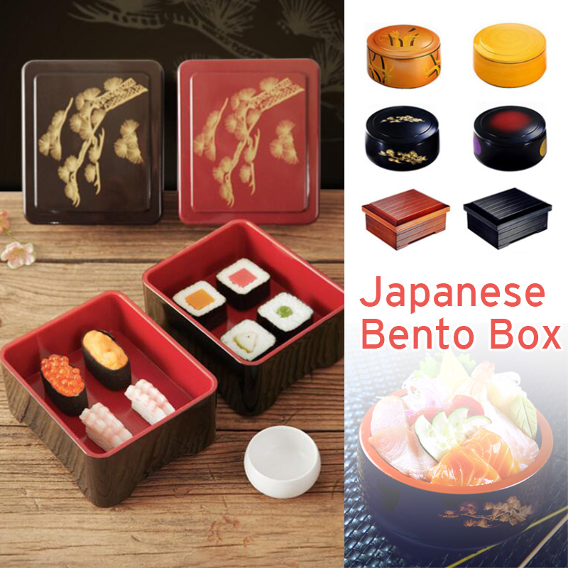 Healthy Snacks Food - ふた付き和風弁当箱,米,寿司,スナック,ランチ,ヘルシーな食事,準備,樹脂,ウナギ用の食品容器