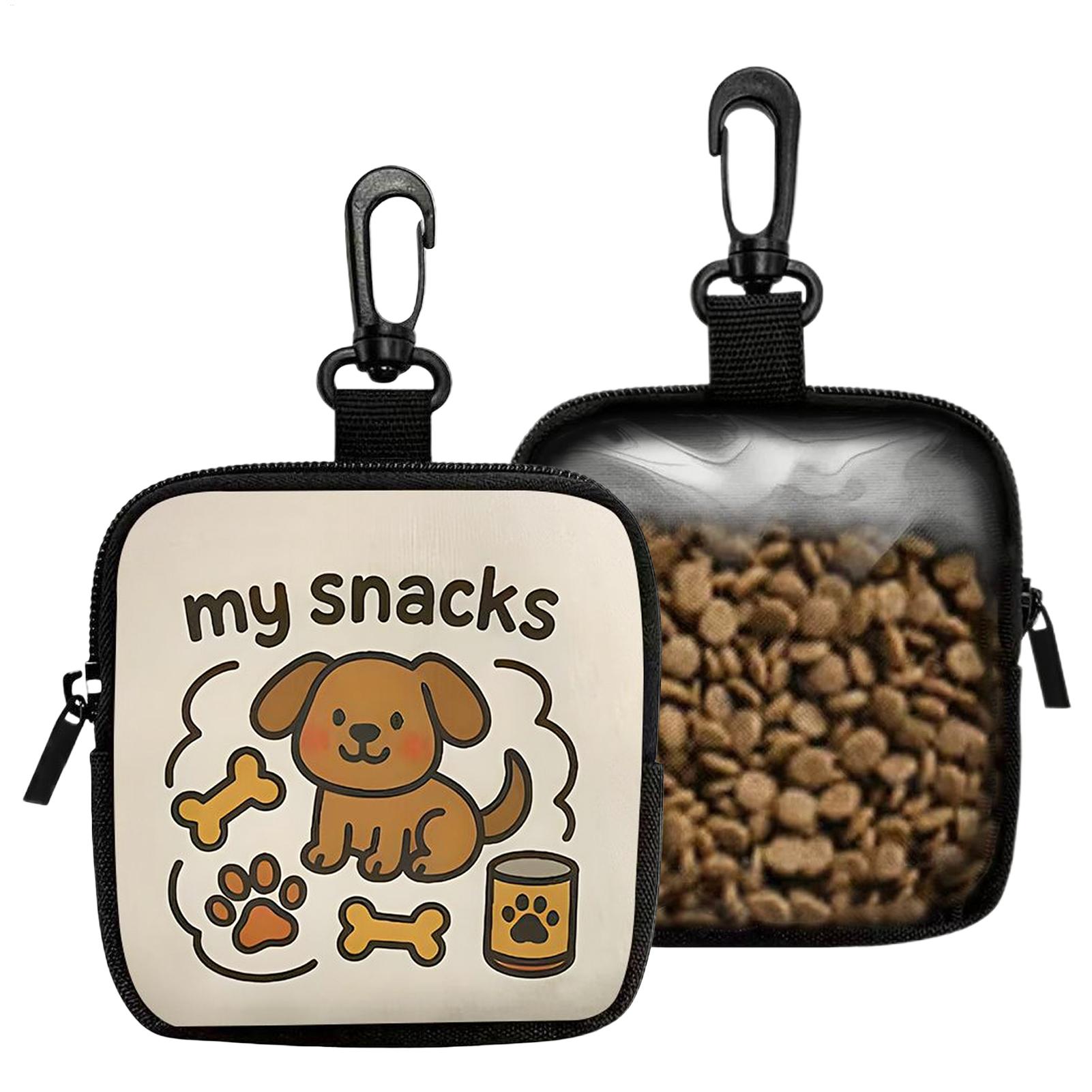 Food Snacks For Hiking - 犬用おやつポーチ ポータブルフード収納ディスペンサー ペット子犬トレーニングポーチ アウトドアキャンプハイキングウォーキングバックパック用スナックポーチ