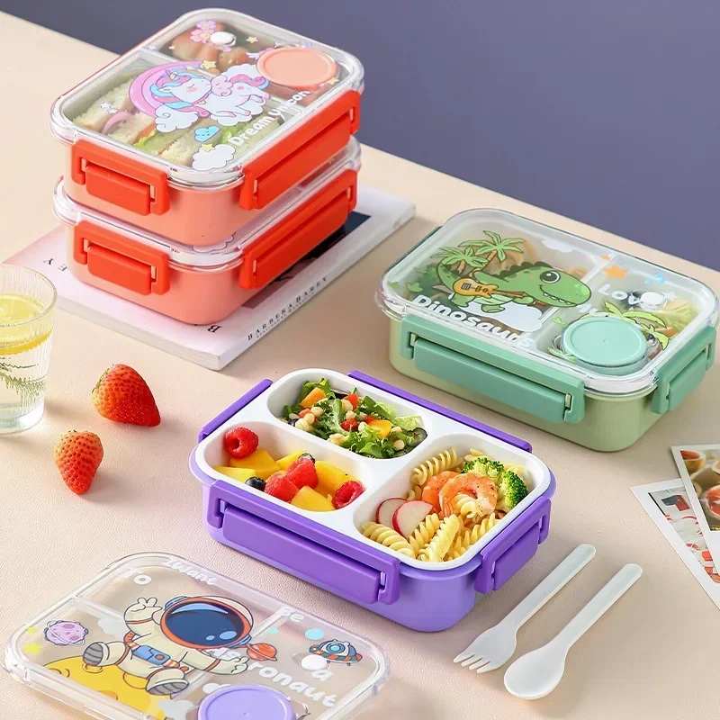 Snacks Food Warmer - ユニコーン漫画弁当箱 子供用 学生用 幼児用 スナックフードウォーマー ミールプレップ