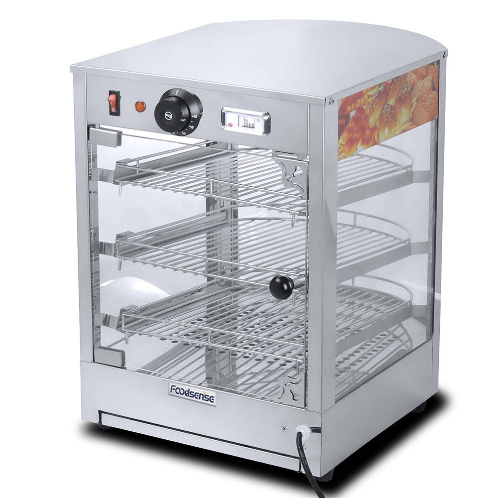 Snacks Food Warmer - スナックチキンピザ保温ショーケース温かい食品パン陳列棚