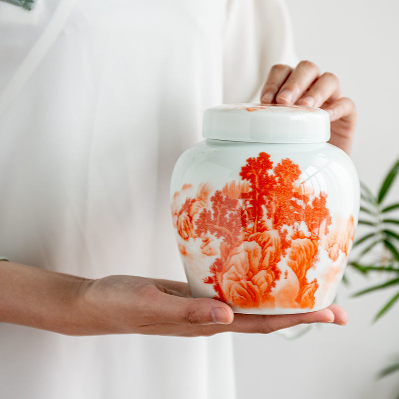 風景柄の茶葉・コーヒー保存缶 キッチン食品保存瓶 スナック・ - Dry Food Snacks のレビューと価格