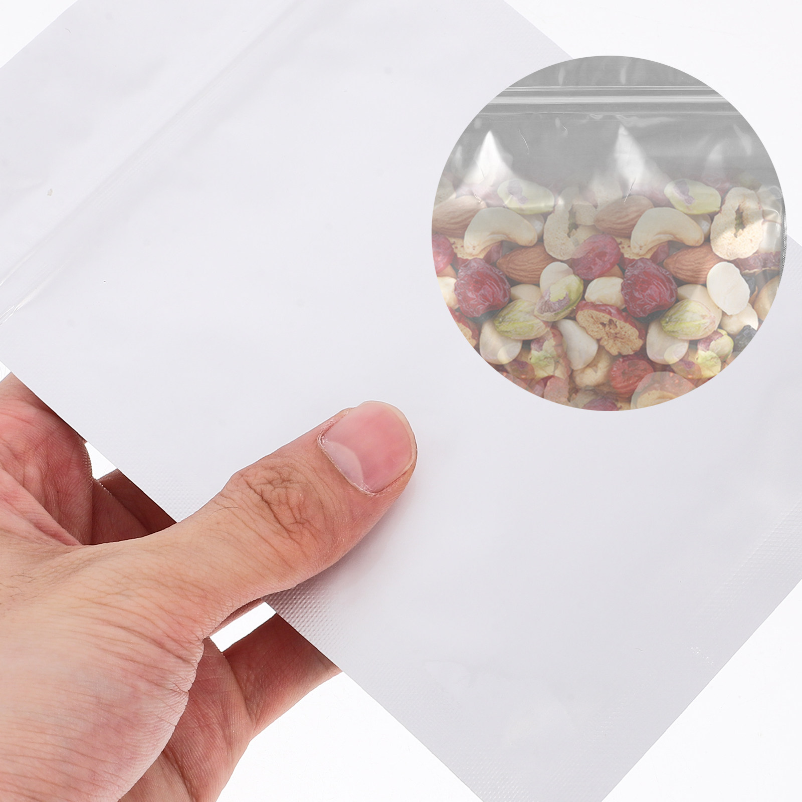 50枚入り 密閉性のある再封可能な袋 食品保存用ポーチ スナ - Food Snacks In Usa のレビューと価格