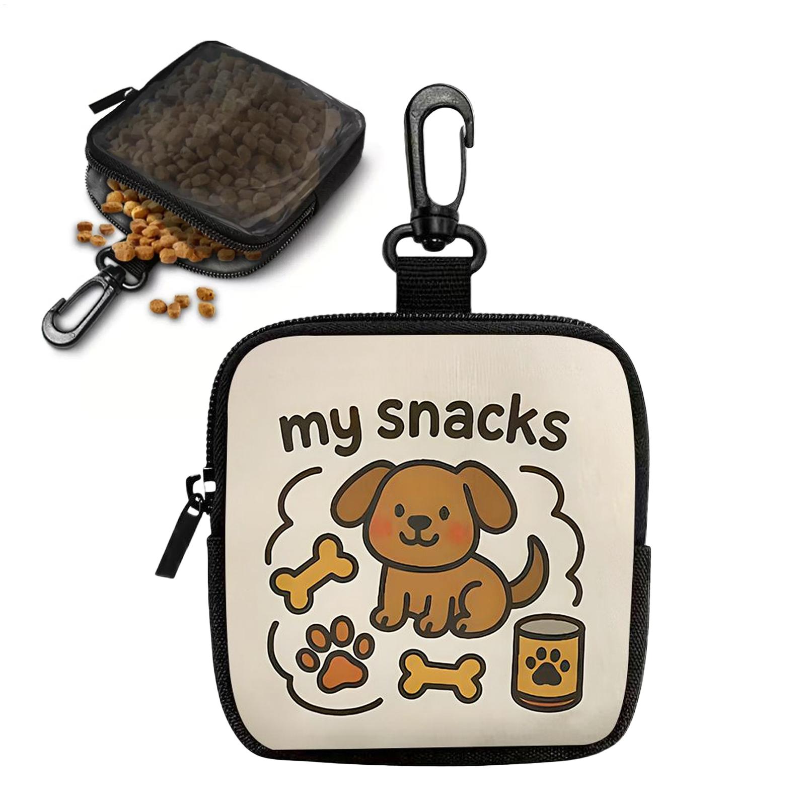 犬用おやつポーチ ポータブルフード収納ディスペンサー ペット - Food Snacks For Hiking のレビューと価格