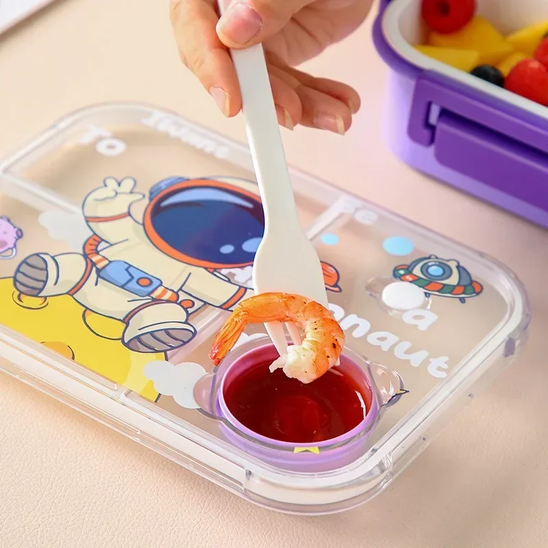 ユニコーン漫画弁当箱 子供用 学生用 幼児用 スナックフード - Snacks Food Warmer のレビューと価格