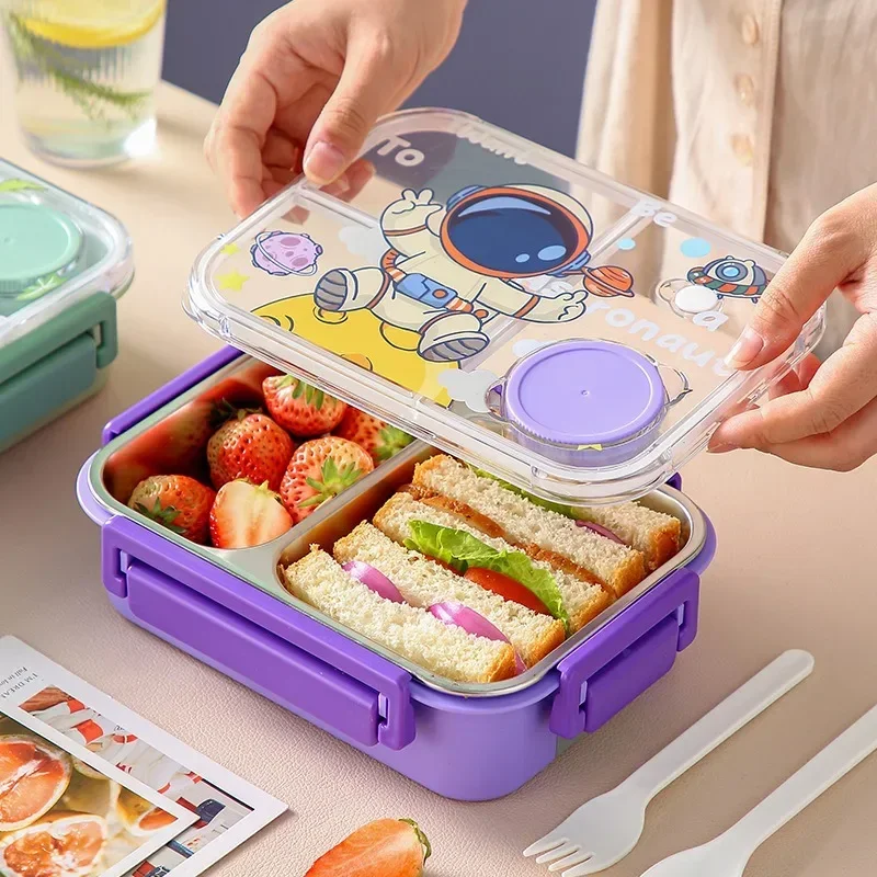 ユニコーン漫画弁当箱 子供用 学生用 幼児用 スナックフード - Snacks Food Warmer のレビューと価格