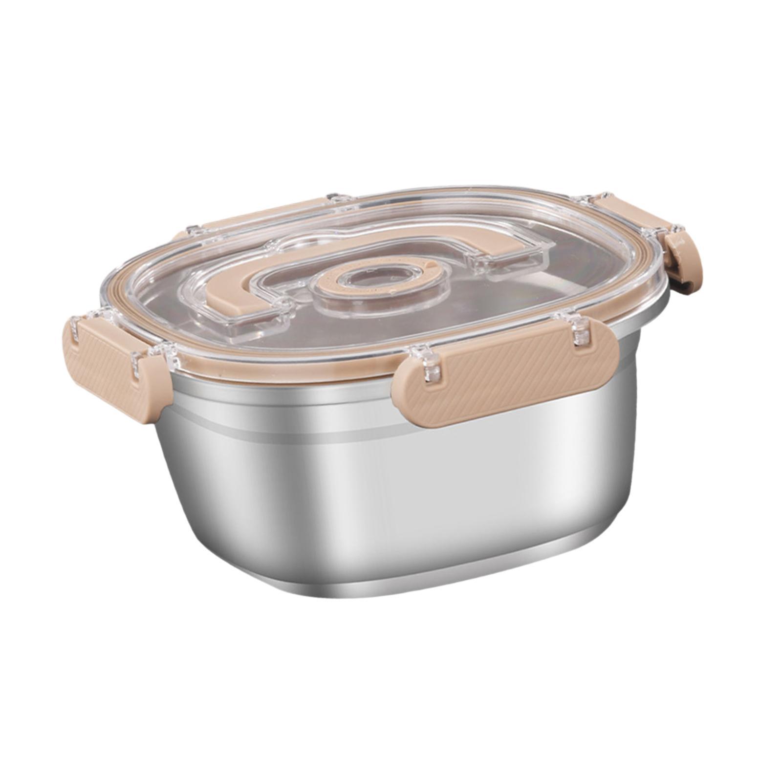 ステンレス製の食品容器 再利用可能な食器 お手入れ簡単 蓋付 - Food Snacks For Hiking のレビューと価格