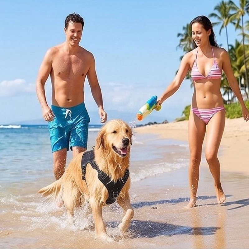 ユニバーサルベストハーネス犬用フードバッグ折りたたみボウルス - Food Snacks For Hiking のレビューと価格