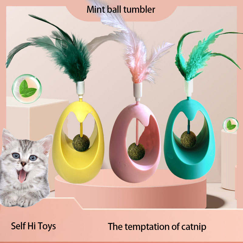 健康な猫用キャットニップインタラクティブボール、キャットニッ - Healthy Snacks Food のレビューと価格