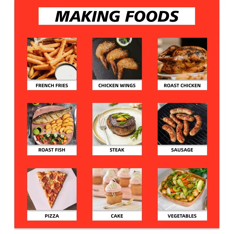 10L ブラック エアフライヤー、高速ヘルシー油を使わない調 - Healthy Snacks Food のレビューと価格