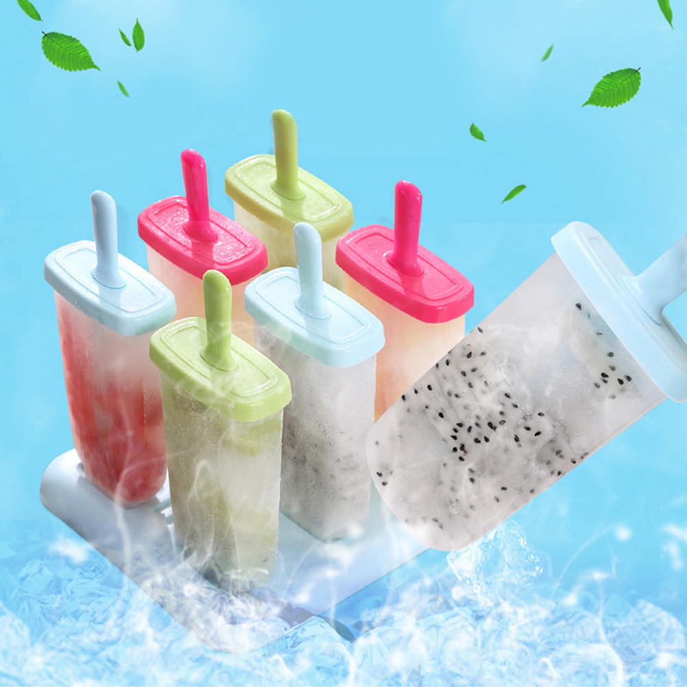 6個取りプレミアムアイスキャンディー型 食品グレードプラスチ - Healthy Snacks Food のレビューと価格