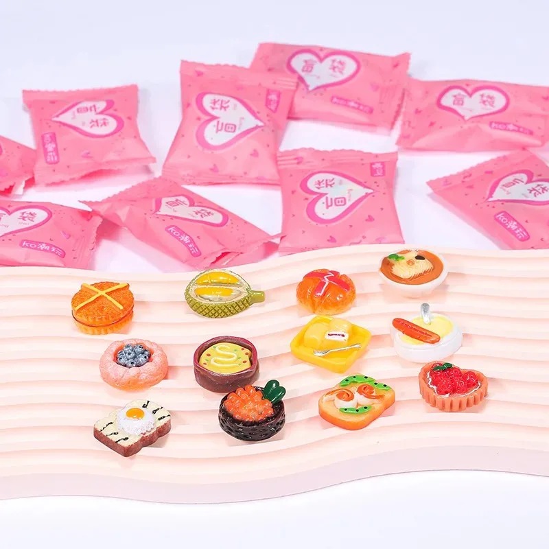 ランダムスタイルバッグミニチュア食品玩具ミニモデルおもちゃシ - Food Snacks Drinks のレビューと価格