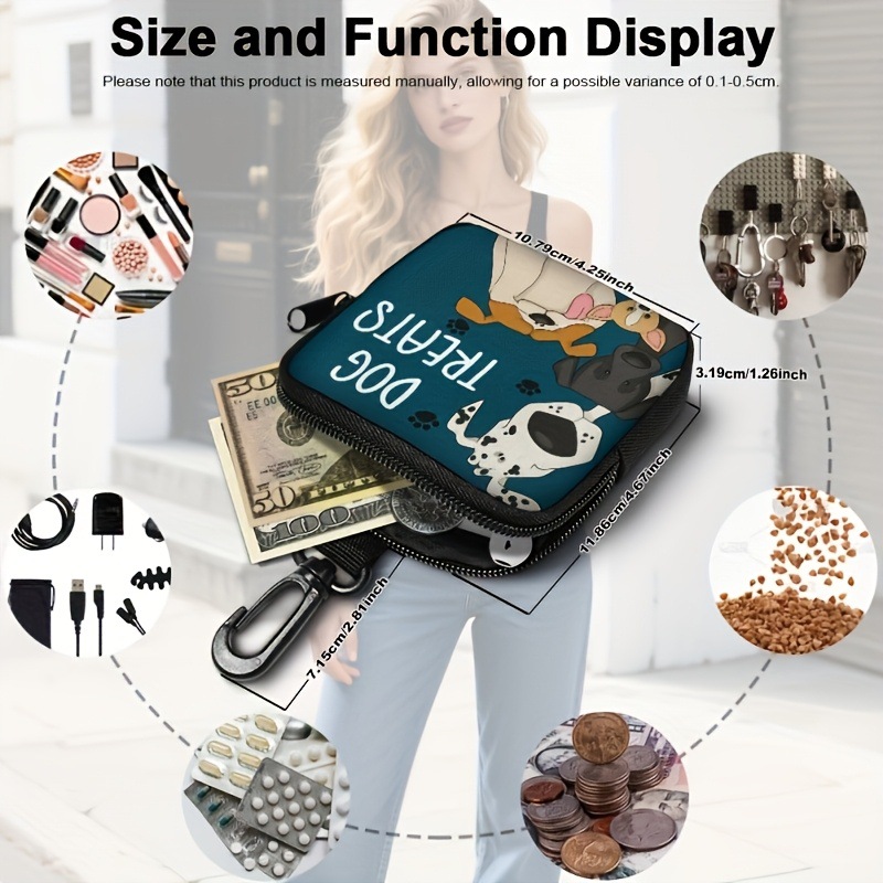 持ち運び可能なジッパー式ドッグトレーニング用おやつバッグ、可 - Food Snacks For Hiking のレビューと価格