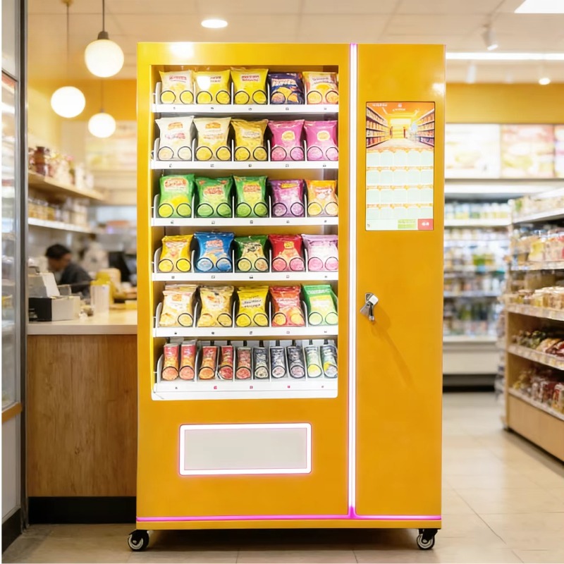 自動販売機、業務用飲料販売機、スマートフードセルフサービス機 - Food Snacks In Usa のレビューと価格