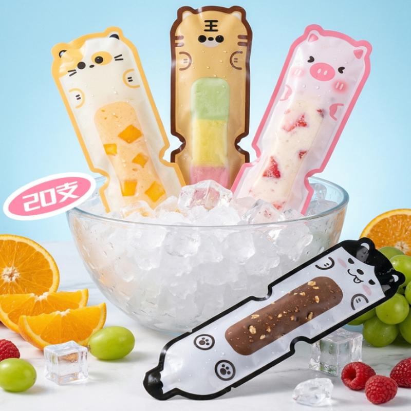 20 個のかわいい漫画 DIY アイスキャンディーバッグ漏れ - Healthy Snacks Food のレビューと価格