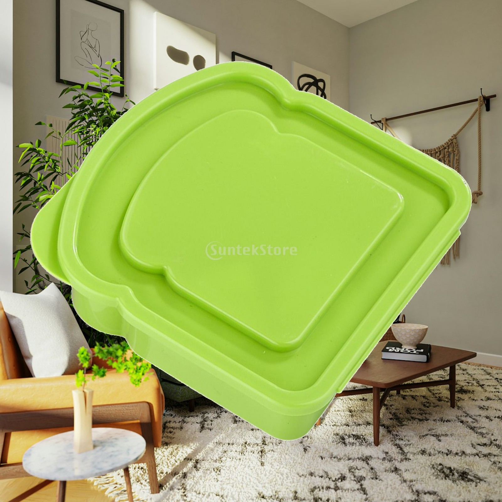 弁当箱 再利用可能なサンドイッチ収納ボックス 食品グレードの - Food Snacks For Hiking のレビューと価格