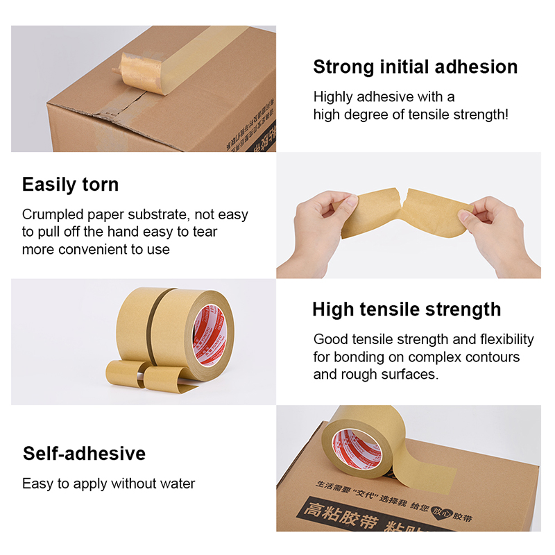 梱包包装クラフト紙マスキング、移動、出荷用ガムテープカートン - Candy Sour Strip のレビューと価格