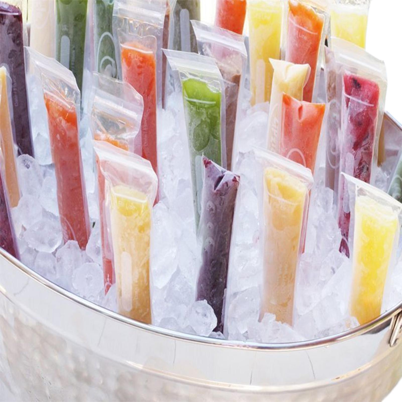 フリーズポップスリーブ 100個入り 液漏れ防止 食品グレー - Healthy Snacks Food のレビューと価格
