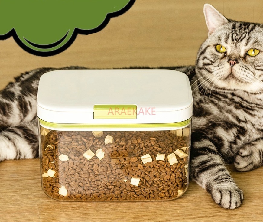 キャットフード保存バケツ、ドッグフード密封バケツ、猫用品収納 - Dry Food Snacks のレビューと価格